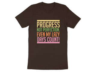 Progress Not Perfection Motivational T shirt product