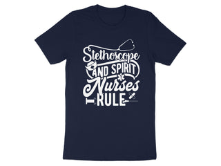 Stethoscope And Spirit Nurses Rule T-Shirt product