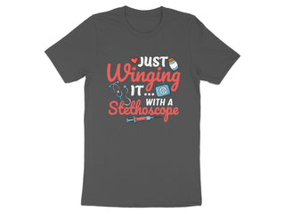 Just Winging It With A Stethoscope T-Shirt product type
