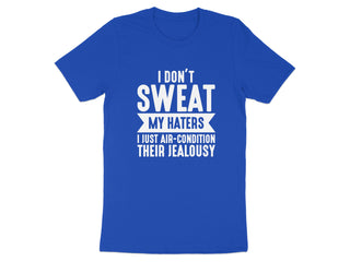 I Don't Sweat My Haters Air-Condition Their Jealousy product type