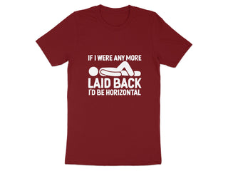 Laid Back I'd Be Horizontal Graphic T-Shirt product