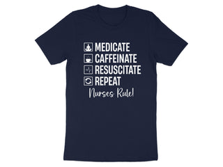 Medicate Caffeinate Resuscitate Repeat T-shirt product type