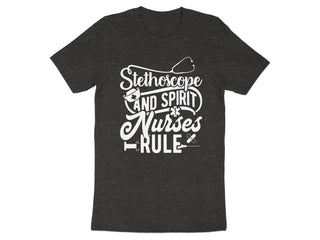Stethoscope and Spirit Nurses Rule T-shirt product