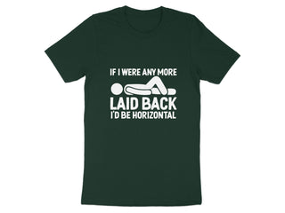 Laid Back Horizontal Funny Graphic T-shirt product