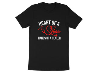 Heart of a Nurse Hands of a Healer T-shirt product type