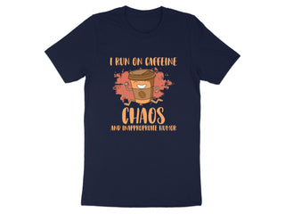 I Run on Caffeine Chaos Inappropriate Humor Shirt product