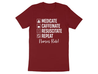 Medicate Caffeinate Resuscitate Repeat Nurses Rule product type