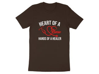 Heart of a Nurse Hands of a Healer T-shirt product