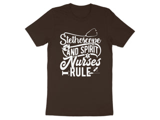 Stethoscope and Spirit Nurses Rule T-shirt product