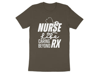 Nurse Life Caring Beyond RX T-Shirt product type