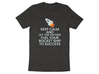 Motivational Keep Calm Rocket Themed Shirt product type