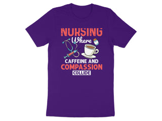 Nursing Where Caffeine and Compassion Collide Shirt product type