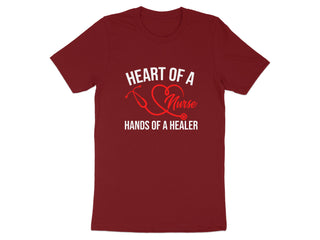 Heart of a Nurse Hands of a Healer T-shirt product