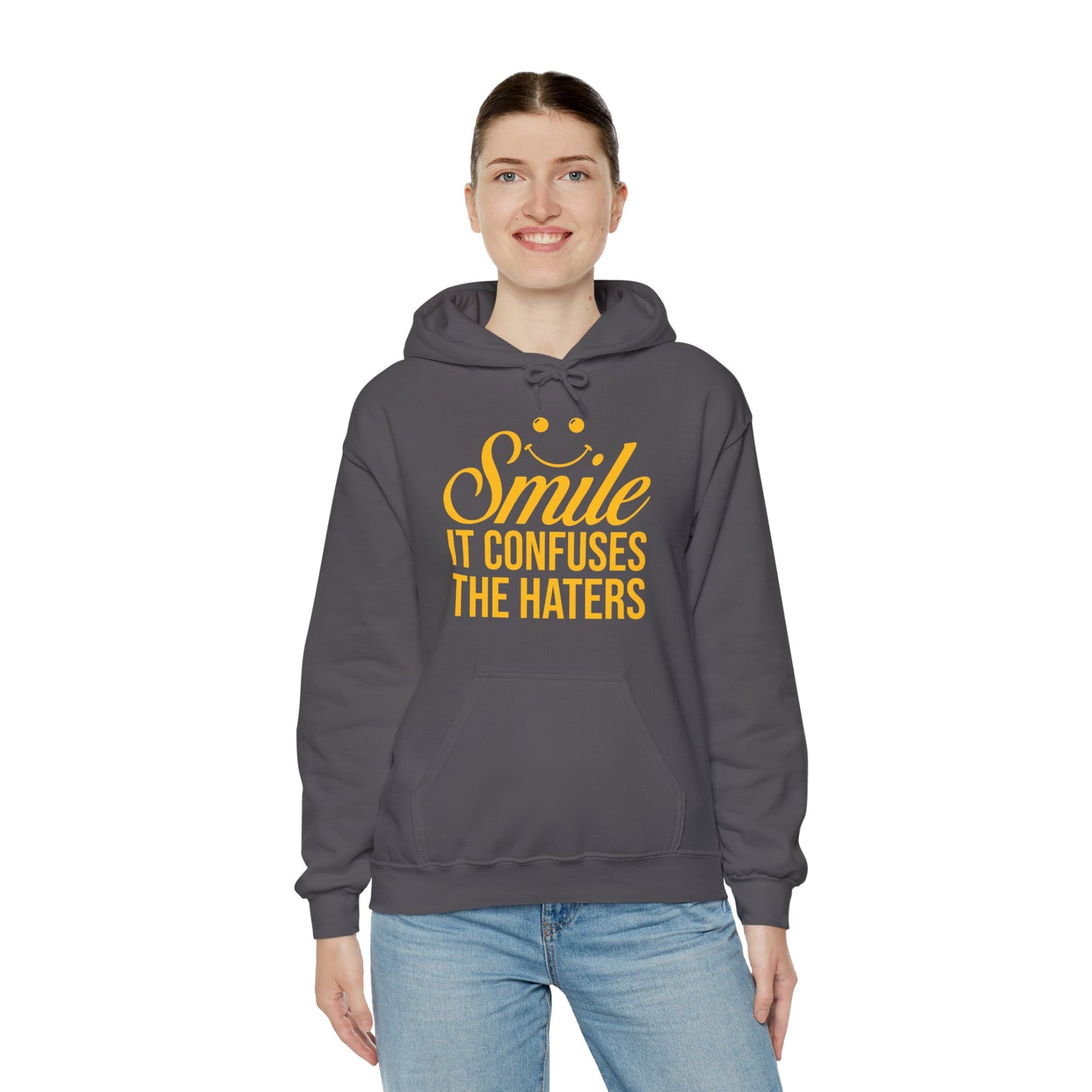 🌟 "Smile, It Confuses The Haters" Hoodie 🌟