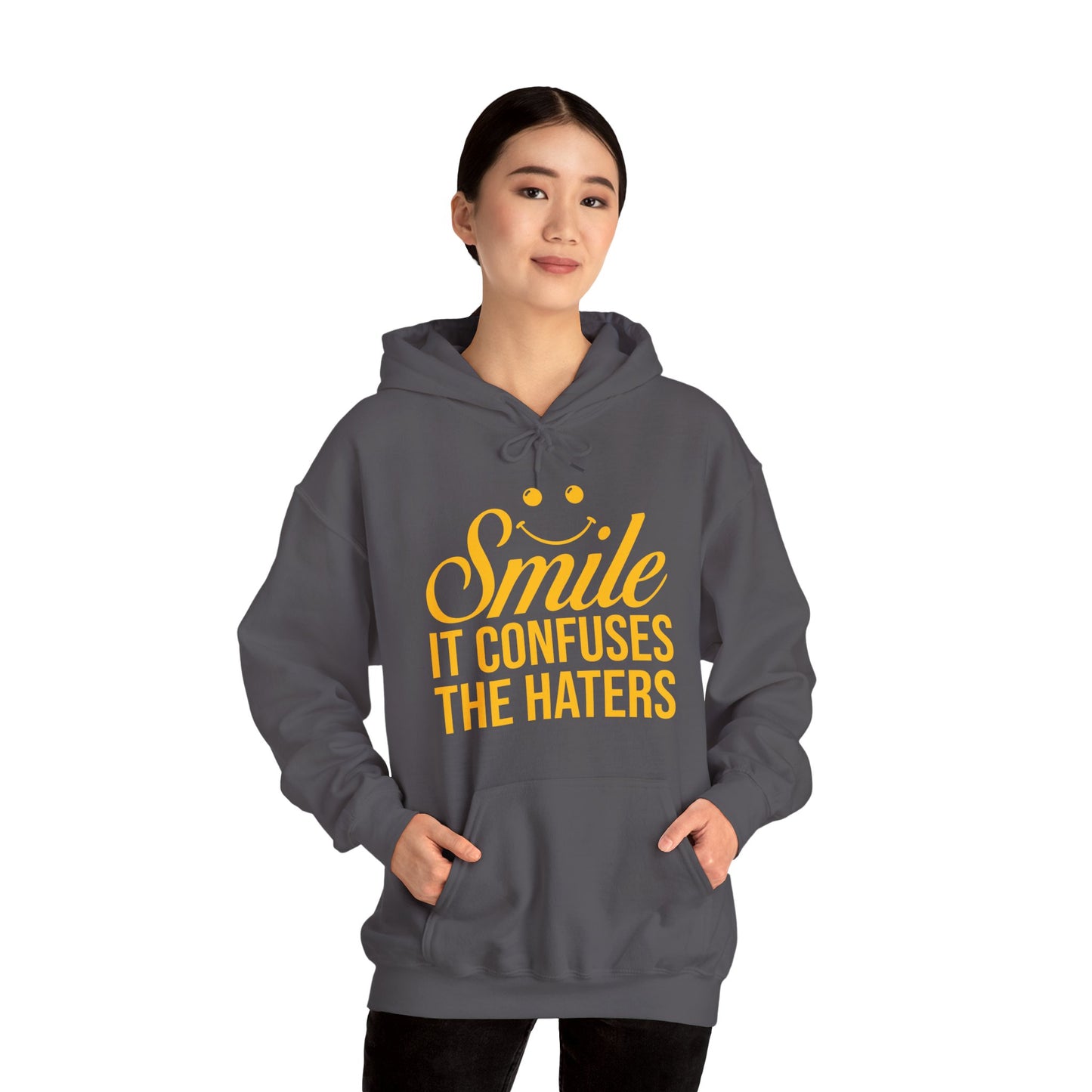 🌟 "Smile, It Confuses The Haters" Hoodie 🌟