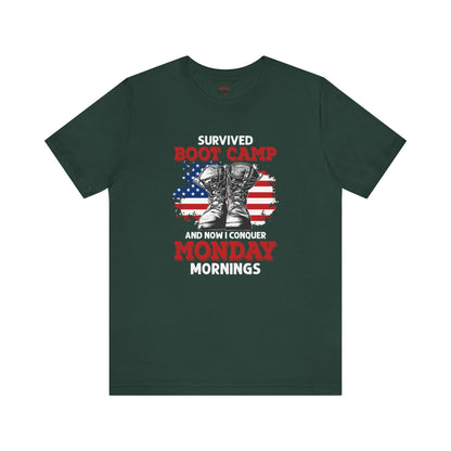 BOOT CAMP MONDAY Patriotic T-Shirts for the brave