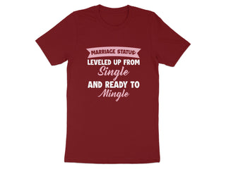 Marriage Status Leveled Up From Single T-Shirt product type