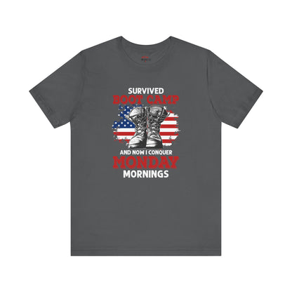 BOOT CAMP MONDAY Patriotic T-Shirts for the brave