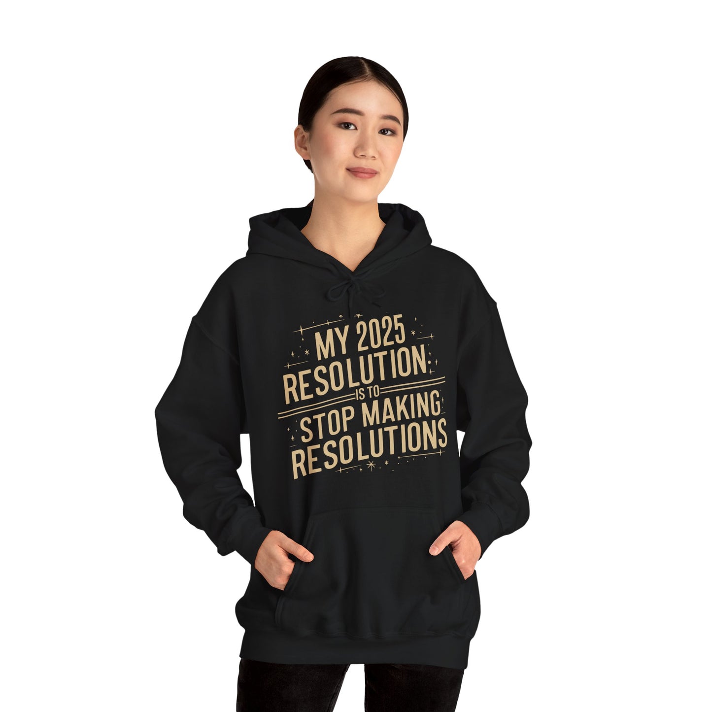 💎 Premium New Year Hoodie 2025: Resolutions? Nah, I’m Winging It 💎