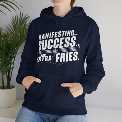 🎉 Exclusive New Year Hoodie: Manifesting Success and Extra Fries 🎉