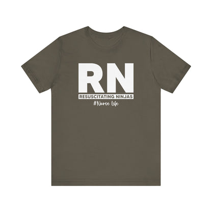 RN Resuscitating Ninjas #nurses rule tee - Unisex NICU Nurse RN T-Shirt, Resuscitator Ninja Nurse Life, Perfect Gift For Healthcare Pros