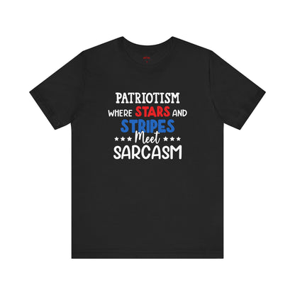 Stars, Stripes, and Sarcasm – Patriotic T-Shirt