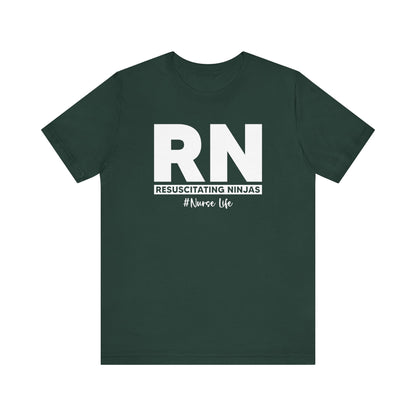 RN Resuscitating Ninjas #nurses rule tee - Unisex NICU Nurse RN T-Shirt, Resuscitator Ninja Nurse Life, Perfect Gift For Healthcare Pros