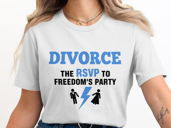 Divorce: The Rsvp To Freedom's Party T-shirt – Inkspire Tee