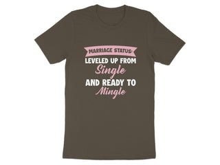 Marriage Status Leveled Up Single Ready to Mingle product type